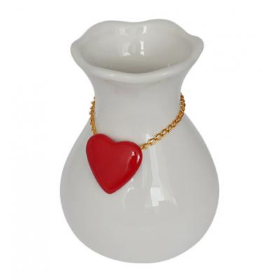 心形饰品陶瓷花瓶----精品花瓶 创意家居礼品